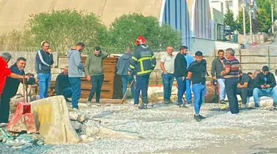 Gebze'deki Metro İnşaatının Çalışanları, Maaşlarını Alamadıkları Gerekçesiyle Grev Başlattı