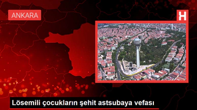 Lösemili Çocukların Şehit Astsubaya Vefası