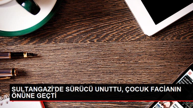 Sultangazi'de Şoför Unuttu, Çocuk Facianın Önüne Geçti