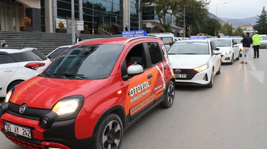 Amasya'da Sürücü Kursları Eğitim Alanı İçin Eylem Yaptı