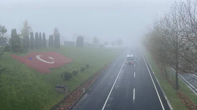 Düzce'de Sis Görüş Mesafesini Azalttı