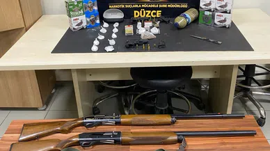 Düzce'de Uyuşturucu Operasyonunda 2 Kişi Yakalandı