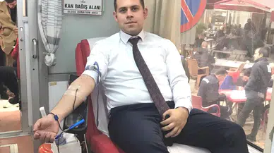 Güce Kaymakamı Bayraktar'tan Kan Bağışı Kampanyasına Destek