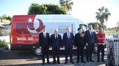 2 Taşınabilir Göç Aracı Mersin’de Hizmet Vermeye Başladı