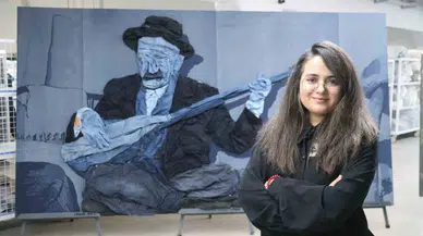 22 Bin 500 Atık Kumaş Modülüyle Marilyn Monroe, 15 Pantolonla Âşık Veysel’i İşledi