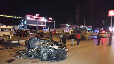 Adana’da Araba ile Kamyonet Çarpıştı: 1 Meyyit, 3 Yaralı