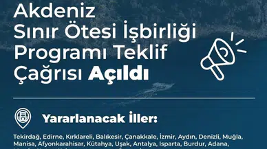 Akdeniz Havzası Programı 21 ile 4 Farklı Alanda Proje Geliştirme İmkanı Tanıyor