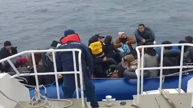 Ayvalık Açıklarında 91 Sistemsiz Göçmen Yakalandı Geri İtilen 38 Sistemsiz Göçmen İse Kurtarıldı