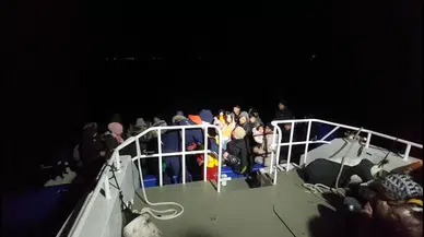 Ayvalık’ta 42 Sistemsiz Göçmen Kurtarıldı