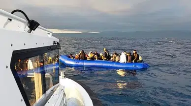 Ayvalık’ta 43 Göçmen Kurtarıldı, 48 Göçmen Yakalandı