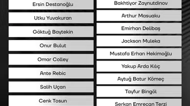 Beşiktaş’ın Hatayspor Maçı Kamp Takımı Belirli Oldu
