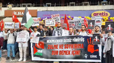 Beyaz Önlüklülerden İsrail’e Reaksiyon Yürüyüşü