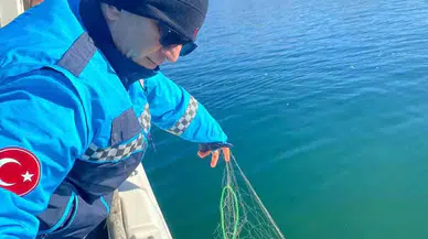 Eğirdir Gölü’nde Kaçak Avcılıkta Kullanılan 800 Metre Uzatma Ağı Ele Geçirildi