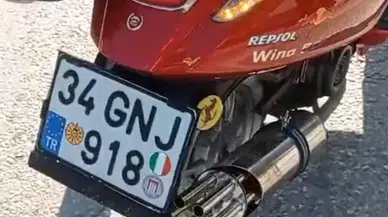 Egzoza Taktığı Aparat Polisi Bile Şaşırttı