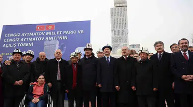 Elazığ’da Cengiz Aytmatov Parkı ve Anıtı Açıldı