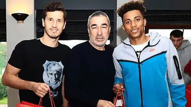 Feyyaz Uçar ile Samet Aybaba, Futbolcuların Yeni Yılını Kutladı