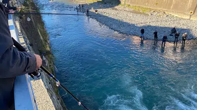 Fırtına Nedeniyle Balık Kafesi Yırtıldı, Dereye Doluşan Somonları Gören Oltasını Alıp Dereye Koştu