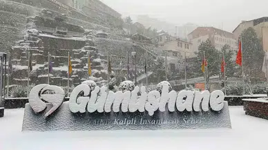 Gümüşhane’de Kar Yağışı Tesirli Oldu