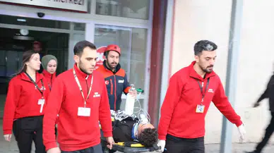 Hakkari’de Gerçeği Aratmayan Yangın ve Sarsıntı Tatbikatı