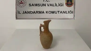 Jandarma Tarihi Eser Niteliğinde Testi Ele Geçirdi