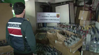 Kartal’da Jandarma Takımları 5 Bin 750 Litre Geçersiz Alkol Ele Geçirdi