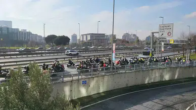 Kuryelerden Meslektaşı Yunus Emre Göçer İçin "Adalet" Sürüşü