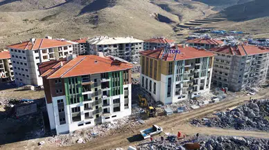 Malatya’da TOKİ Sarsıntı Konutları Süratle Yükseliyor
