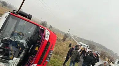 Mardin’de Yolcu Midibüsü Devrildi: 5 Yaralı