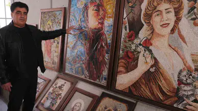 Metrekaresinde 20 Bin Taş Bulunan Mozaik Tablolar 600 Dolardan Dünyanın Dört Bir Yanına Satılıyor