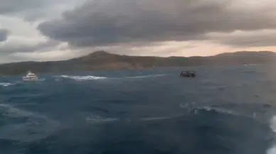 (Özel) Ege’de Vefatla Burun Buruna...o Anlar Kamerada