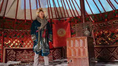 Peri Bacaları Ortasında Kırgız Çadırı