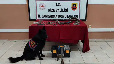 Rize’de Kaçak Silah İmalathanesine Baskın