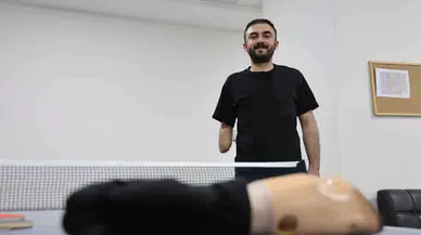 Sağ Eli ve Sol Dizini Kaybetti, Hayat Sevincini Kaybetmedi