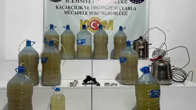 Samsun’da Polisten Yılbaşı Öncesi Uydurma İçki İmalathanesine Baskın