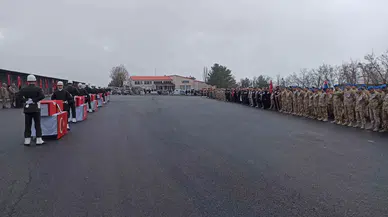 Şehitler Merasimle Memleketlerine Uğurlandı