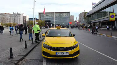 Taksim’de Ticari Taksi Kontrolünde Sürücülere Ceza Yağdı