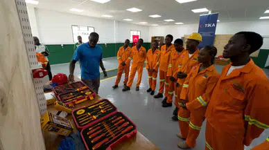 Tika’dan Mozambik’te Mesleksel Eğitim Altyapısını Güçlendiren Proje