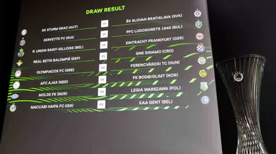 UEFA Avrupa Konferans Ligi’nde Play-Off Tipi Eşleşmeleri Belirli Oldu