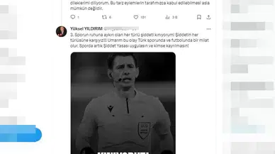 Yüksel Yıldırım: “Sporda, ‘Şiddet Yasası’ Uygulansın”