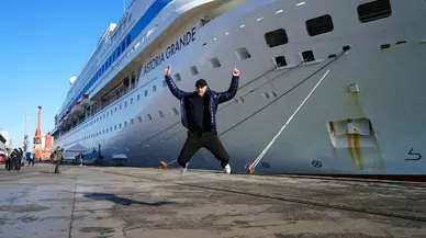 Yüzlerce Rus Turisti Taşıyan Kruvaziyer Gemi Rusya’dan Samsun’a Geldi