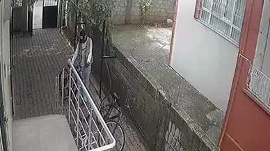 Yüzü Maskeli Hırsız Bahçedeki Bisikleti Çalıp Kayıplara Karıştı