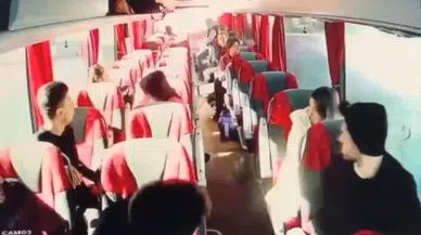 15 Temmuz Demokrasi Otogarı’nda İki Yolcu Otobüsü Çarpıştı: Kaza Anı Kamerada