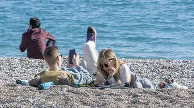 Antalya’dan Kış Ortasında Kıskandıran İmajlar