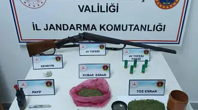 Arabada Yapılan Aramada Uyuşturucu Çıktı