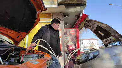 Ardahan’da Sibirya Soğukları: Araçlar Çalışmadı