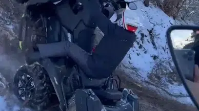 Atv’den Düşen Arkadaşını Kahkahayla İzledi