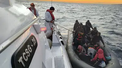Ayvacık Açıklarında 32 Kaçak Göçmen Yakalandı