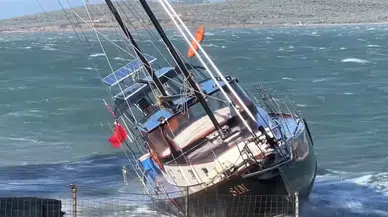 Ayvalık’ta Saatte 80 Kilometre Süratle Esen Poyraz Tesirli Oldu