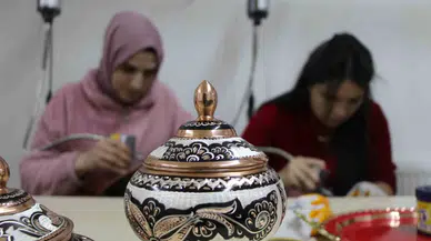 Bakır, Bayanların Elinde Sanata Dönüşüyor