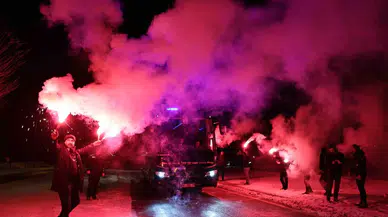 Beşiktaş’a Sivas’ta Coşkulu Karşılama